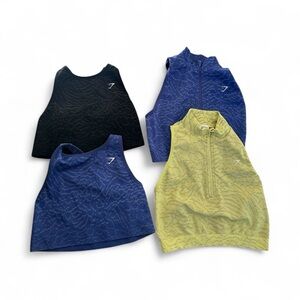 Gymshark Women's Crop Tops Set of 4